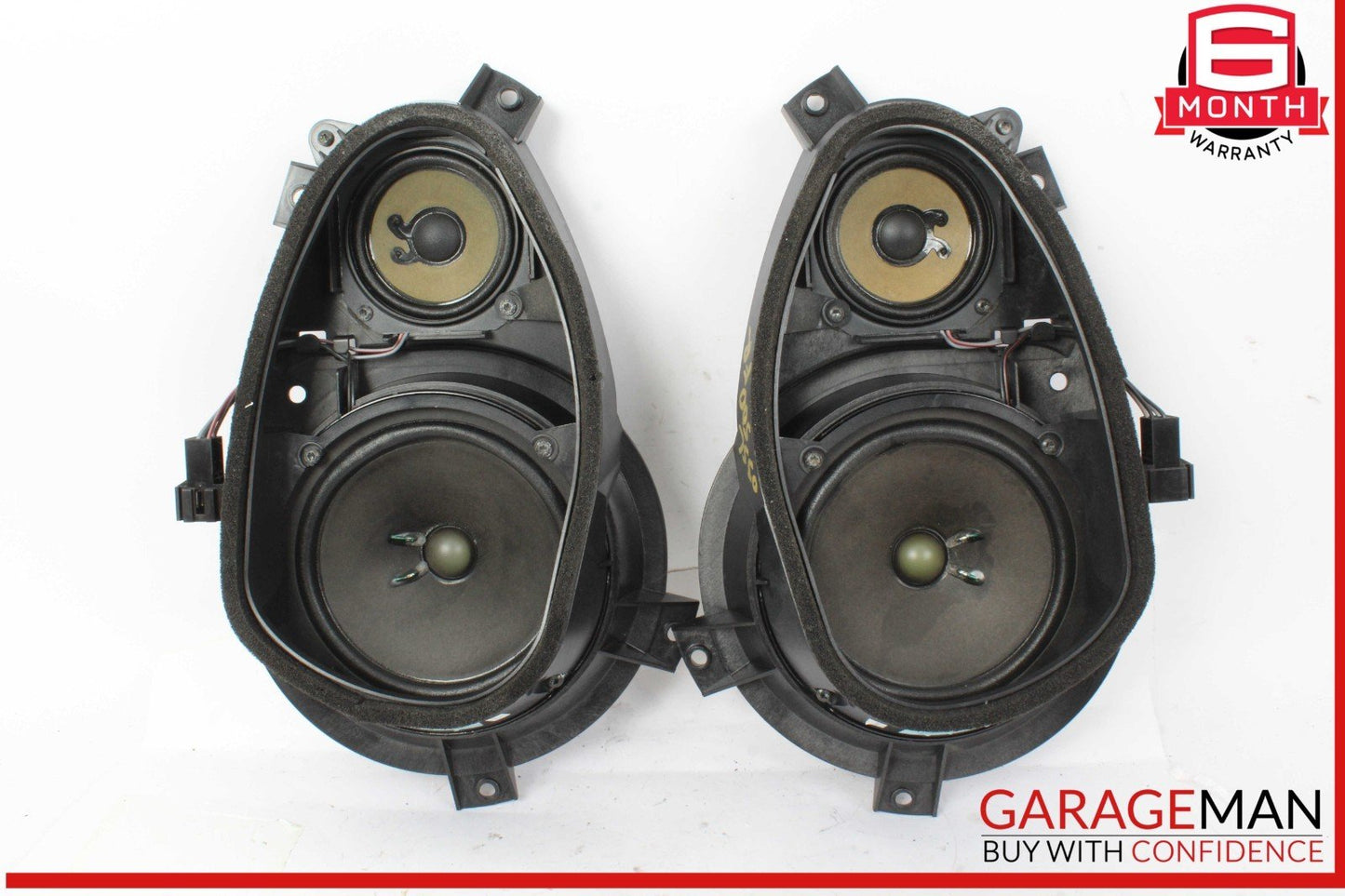03-08 Mercedes R230 SL500 SL55 Left & Right Side Door Audio Speakers Set Bose