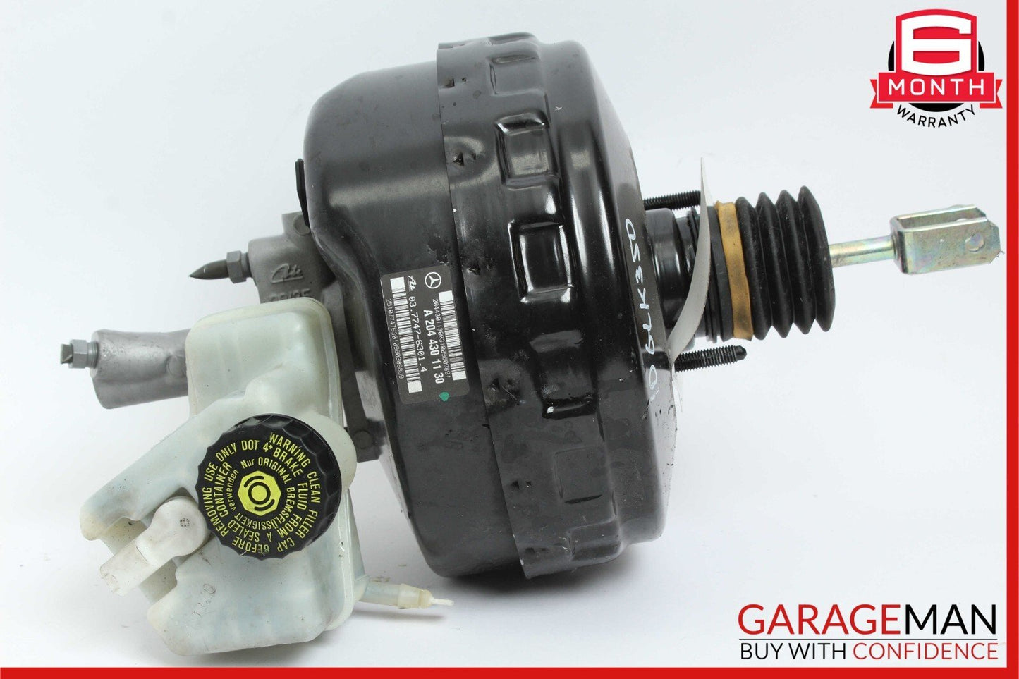 08-14 Mercedes X204 GLK350 Power Brake Booster Master Cylinder Reservoir OEM