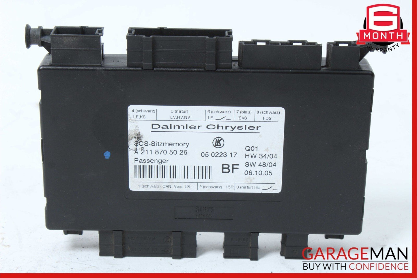 05-12 Mercedes W211 E350 GL450 Front Right Side Under Seat Control Module OEM