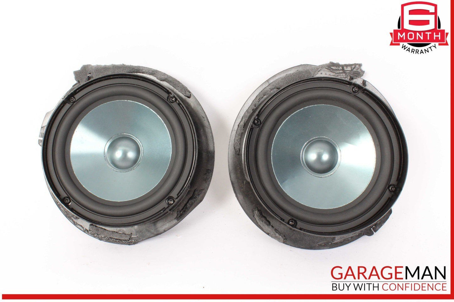 07-09 Mercedes W211 E350 Rear Right & Left Side Door Audio Speakers Set of 2 OEM