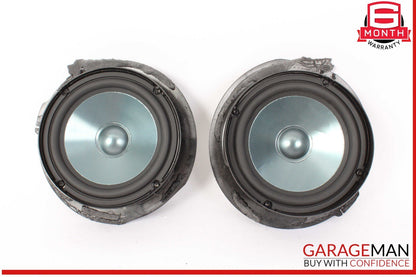 07-09 Mercedes W211 E350 Rear Right & Left Side Door Audio Speakers Set of 2 OEM