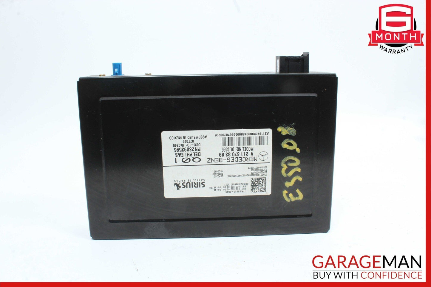Mercedes W211 E350 GL450 ML450 Sirius Satellite Radio Receiver Module Unit