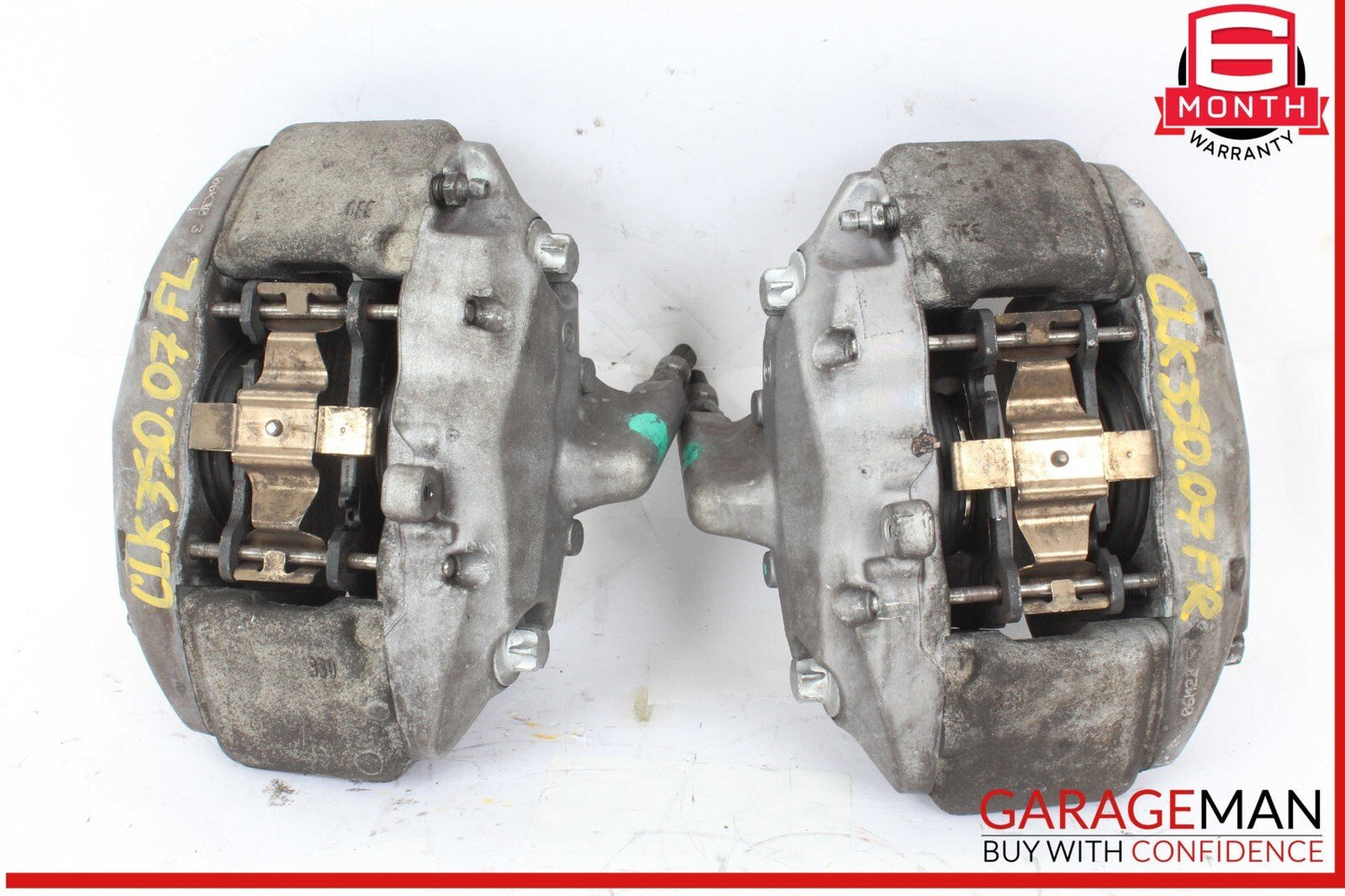 02-09 Mercedes W209 CLK350 Front Right & Left Brake Caliper Calipers Set OEM