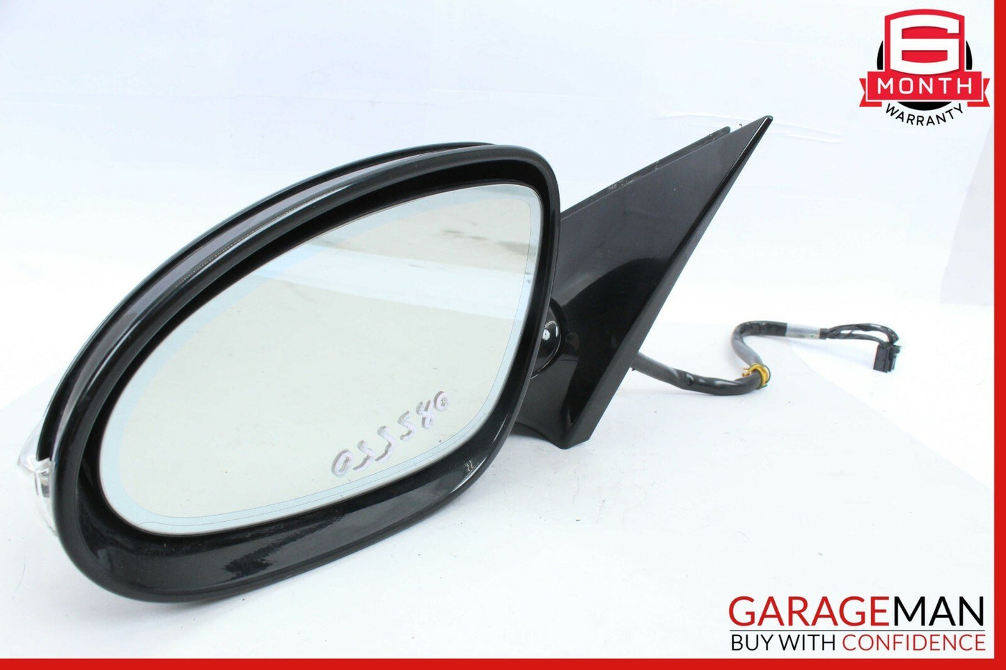 07-09 Mercedes W221 S550 S600 Front Left Side Mirror Door Rear View Black