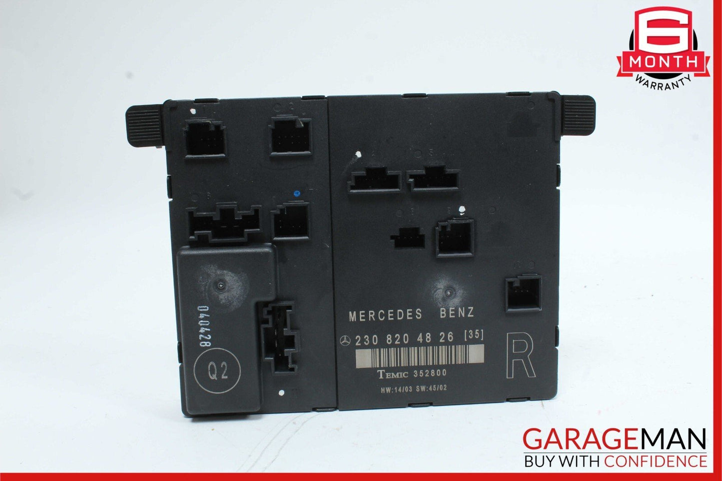 03-12 Mercedes R230 SL600 SL500 SL55 AMG Front Right Door Control Module Unit