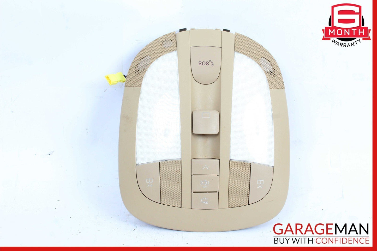 06-13 Mercedes GL350 GL450 R500 R63 AMG Front Top Overhead Dome Light Lamp Brown