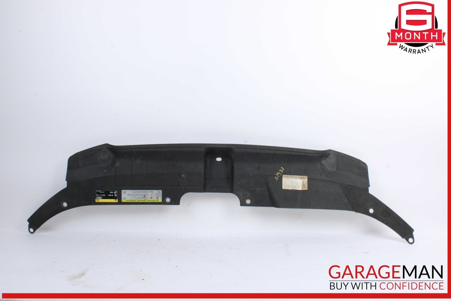 13-17 Audi Q5 SQ5 Front Engine Upper Slam Panel Cover Black 8R0807081A OEM