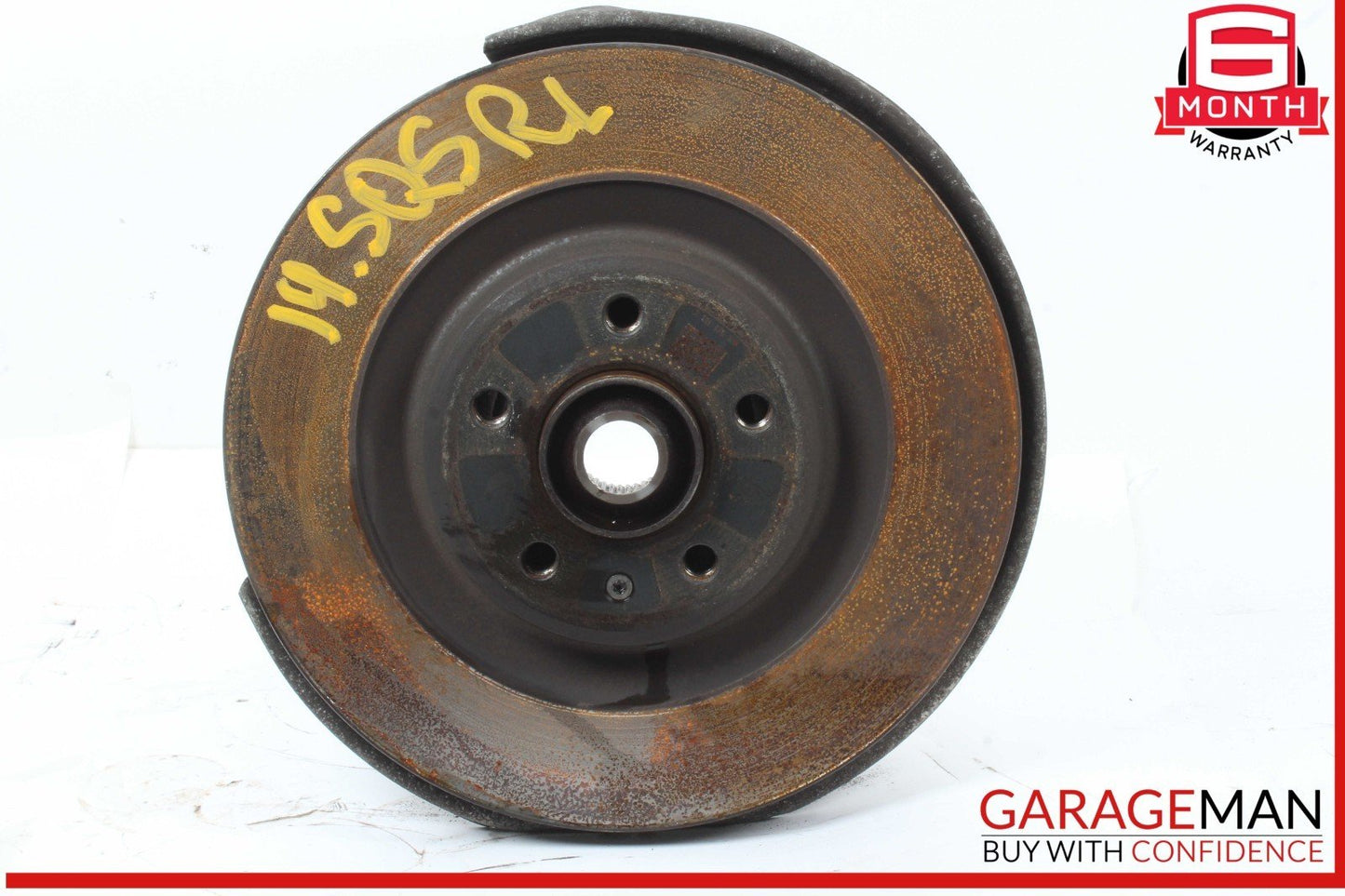 09-18 Audi SQ5 A6 A7 Rear Left Side Wheel Spindle Knuckle Hub Bearing Disc Rotor
