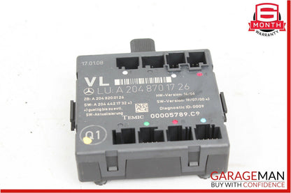 08-14 Mercedes W204 C300 C350 Front Left Side Door Control Module 2048701726 OEM