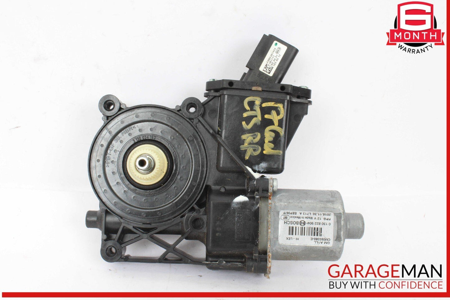14-19 Cadillac CTS V-Sport Rear Right Passenger Side Window Regulator Motor OEM