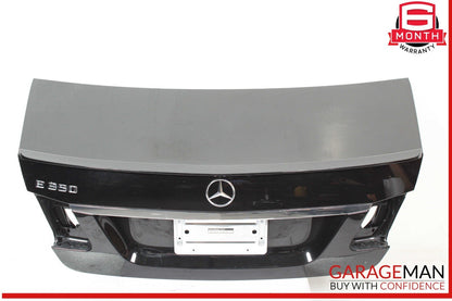 10-16 Mercedes W212 E350 E400 Sedan Rear Trunk Lid Deck Shell Panel Black OEM