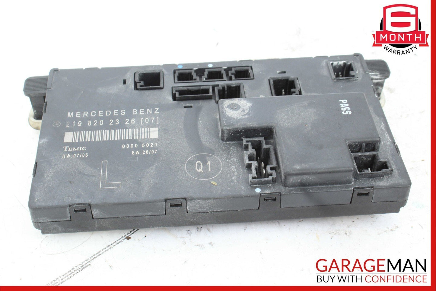06-11 Mercedes W219 CLS550 CLS63 AMG Front Left Side Door Control Module Unit