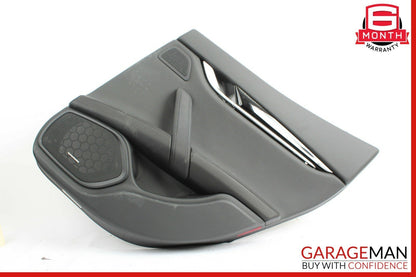 14-17 Maserati Ghibli Rear Right Passenger Complete Interior Door Panel Black