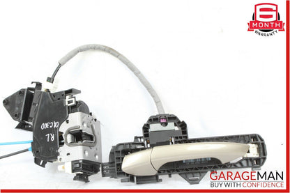 08-11 Mercedes W204 C300 Rear Left Side Door Lock Latch Actuator w/ Handle Beige
