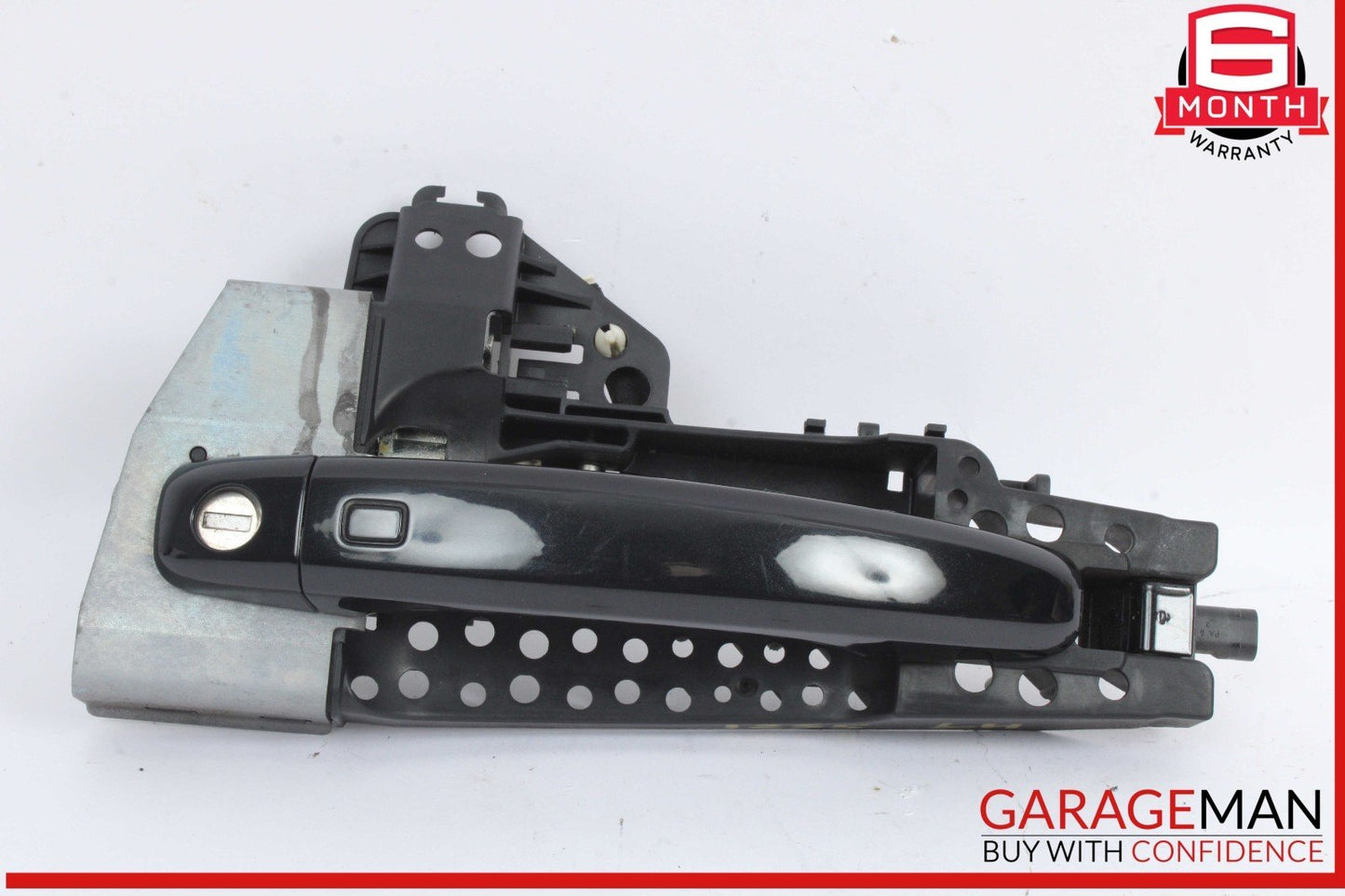 09-16 Audi S5 A5 Rear Left Driver Side Exterior Door Handle Black 8T0837885A OEM