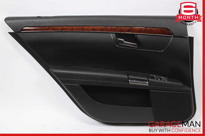 07-09 Mercedes W221 S550 Rear Left Side Interior Door Panel Cover Trim Black