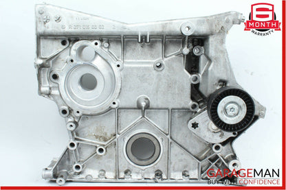 03-05 Mercedes W203 C230 1.8L Engine Timing Chain Cover w/ Drive Belt Tensioner