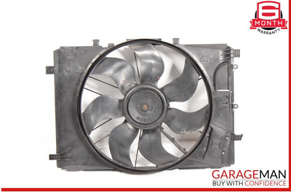 08-15 Mercedes X204 GLK350 Engine Cooling Radiator Fan Shroud Motor Assy OEM