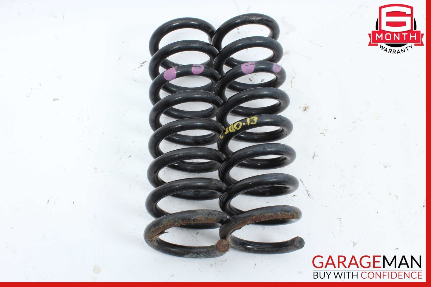 08-14 Mercedes W204 C300 Rear Right & Left Shock Absorber Coil Spring Set of 2