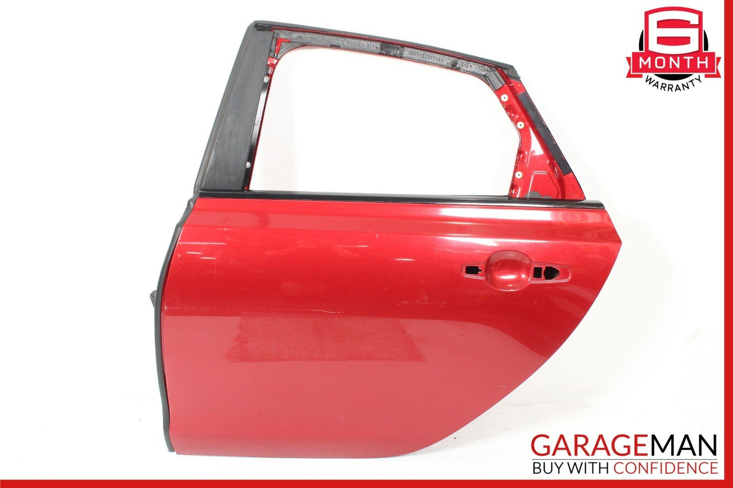 16-23 Jaguar XF Rear Left Driver Side Door Shell Panel Red OEM