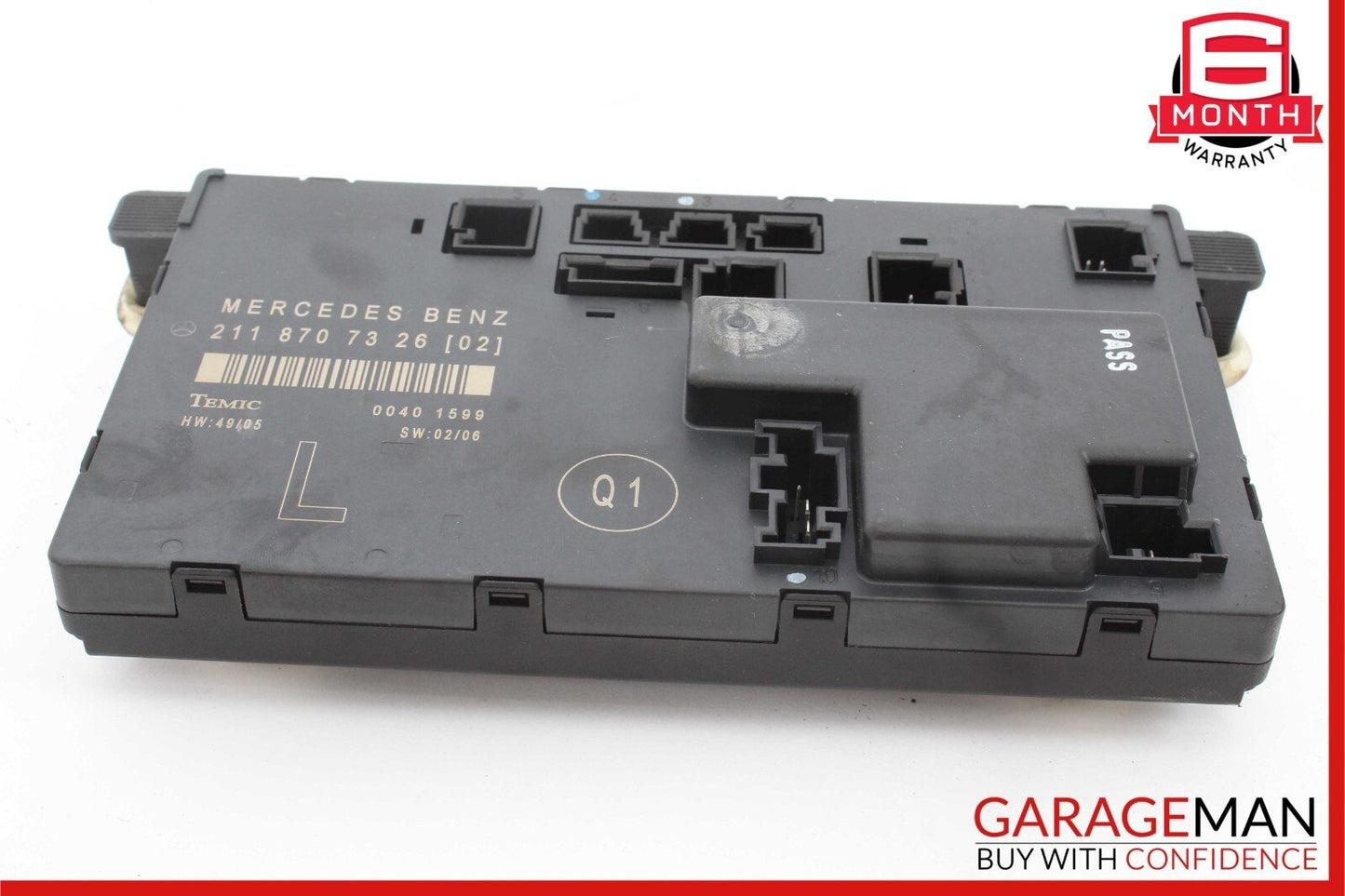 03-09 Mercedes W211 E550 E350 Front Left Driver Side Door Control Module Unit