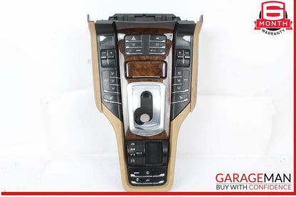 11-18 Porsche Cayenne S 958 Front Center Console Switch Control Panel Trim OEM