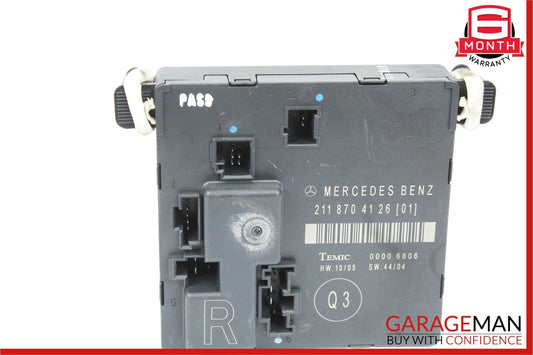 03-09 Mercedes W211 E350 E550 Rear Right Passenger Side Door Control Module Unit