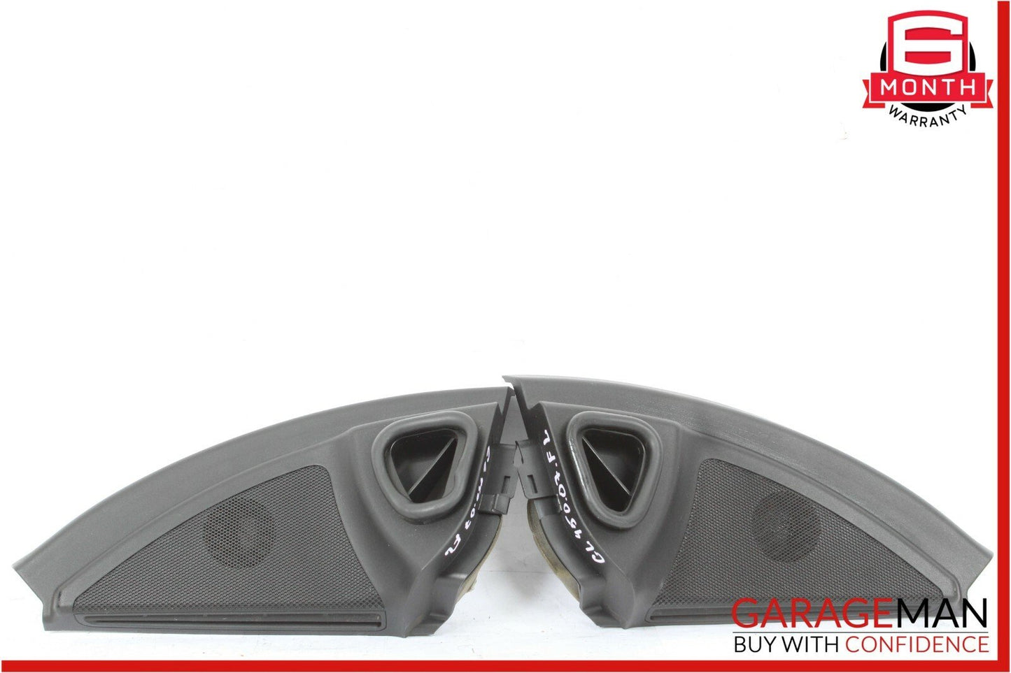 06-12 Mercedes GL450 ML350 Front Right & Left Door Mirror Speaker Cover Set of 2