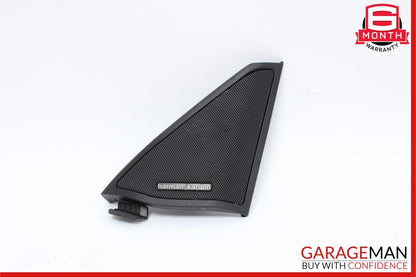 10-16 Mercedes W212 E350 Front Right Side Door Panel Tweeter Speaker Cover Black