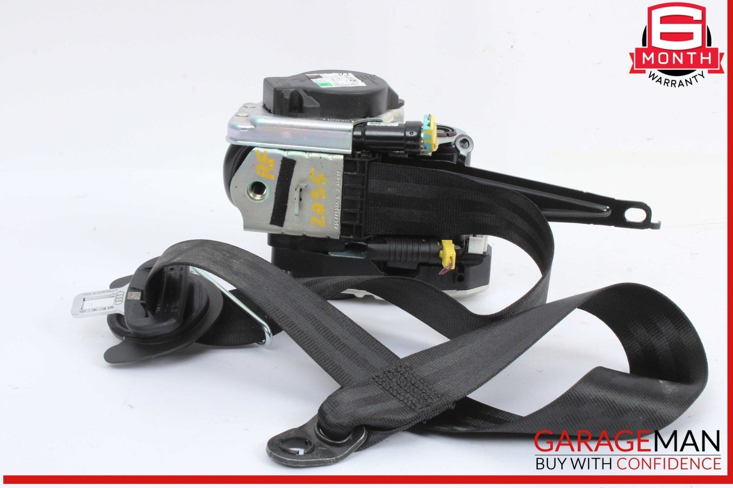 17-24 Audi S5 RS5 A5 Quattro Front Right Side Seat Belt Seatbelt Black OEM