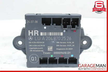 08-14 Mercedes W204 C300 C350 Rear Right Side Door Control Module 2048702526 OEM