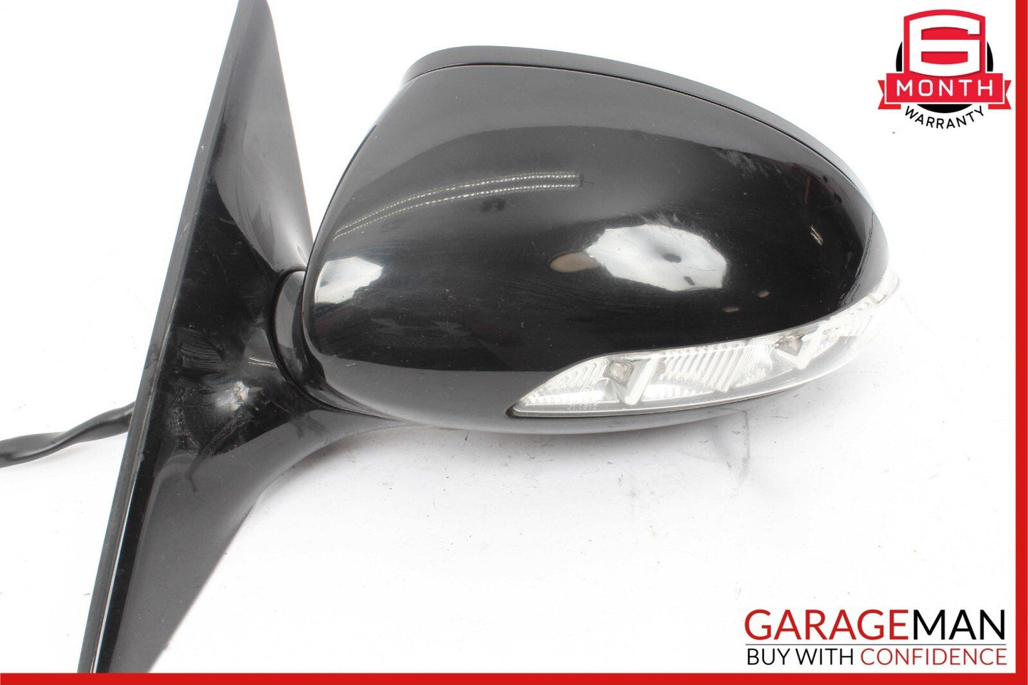 06-08 Mercedes W219 CLS500 Front Left Side Mirror Door Rear View Black