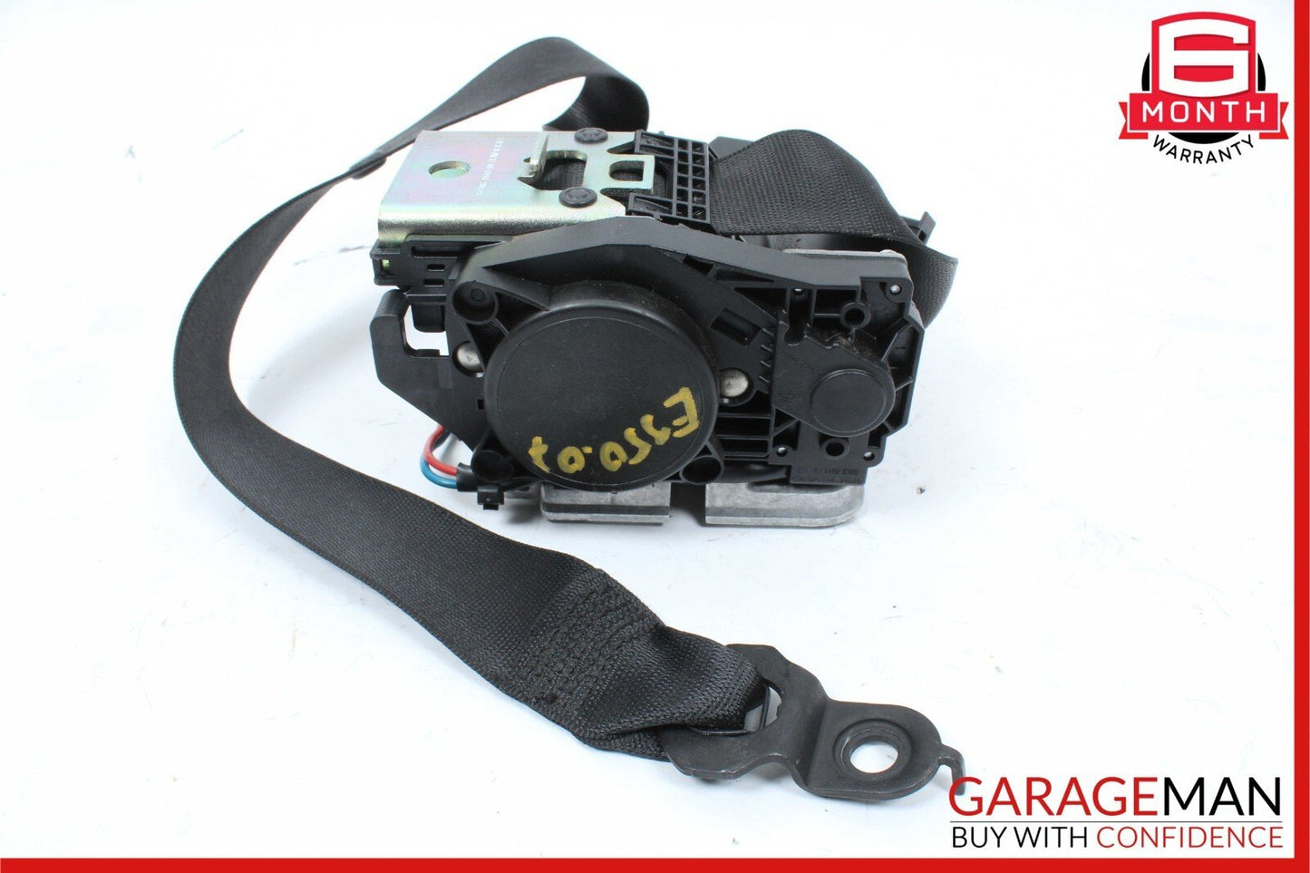 07-09 Mercedes W211 E350 E63 AMG Front Left Seatbelt Seat Belt Retractor Black