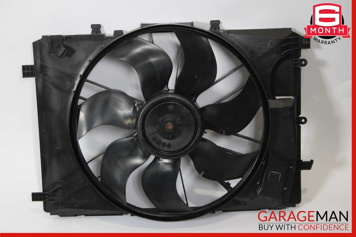 08-18 Mercedes C300 E350 GLK350 C250 Engine Radiator Cooling Fan Motor Shroud