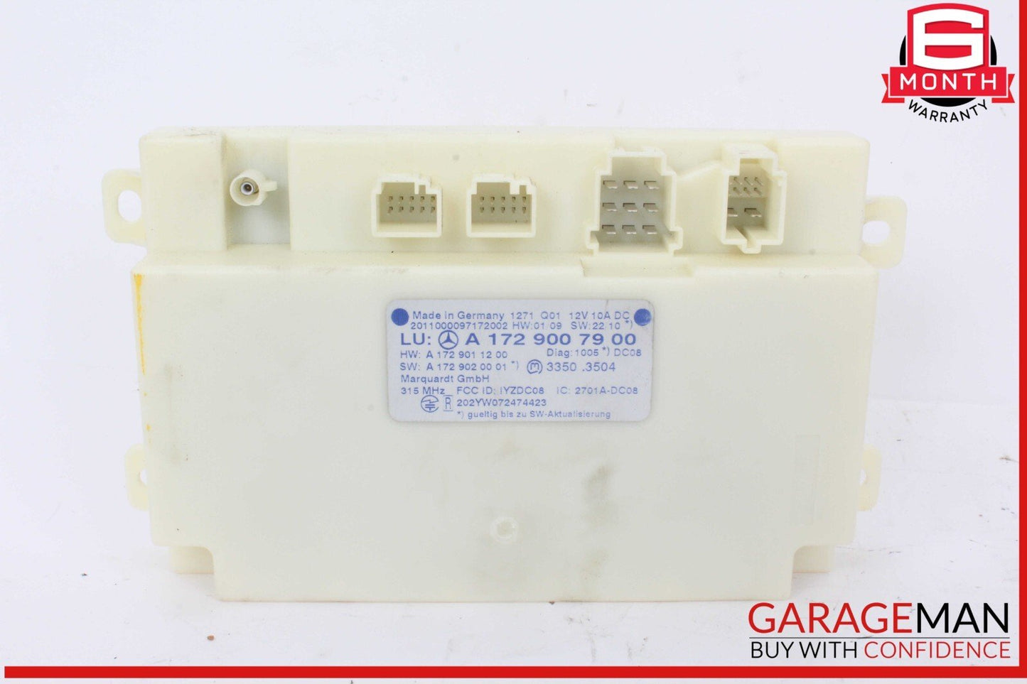 10-15 Mercedes W212 E350 C300 Keyless Go Entry Control Module 1729007900 OEM