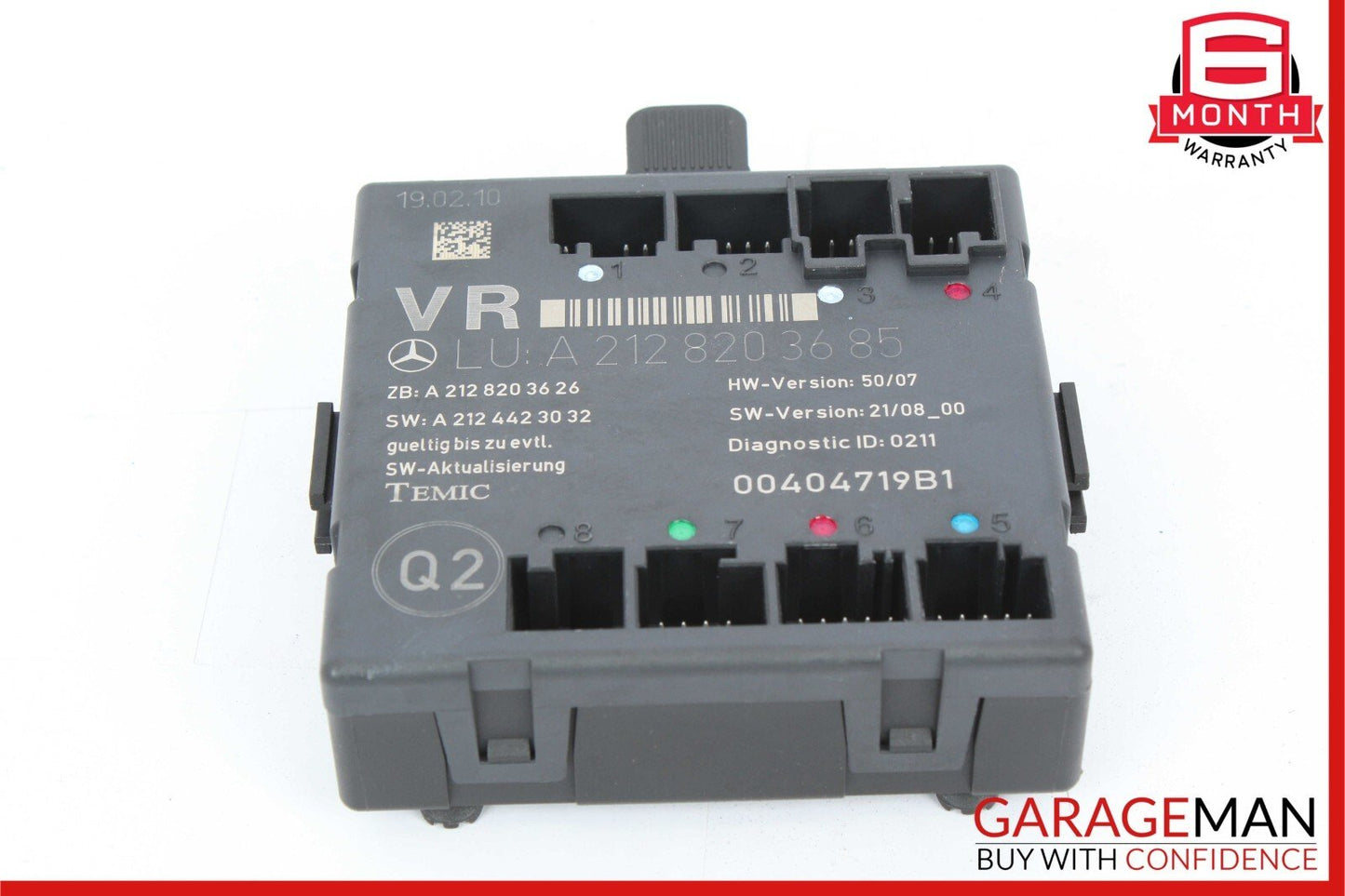 08-18 Mercedes CLS550 C300 E400 E350 Front Right Side Door Control Module Unit