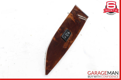 03-06 Mercedes W216 CL55 AMG Front Right Side Door Window Switch Trim Bezel Wood