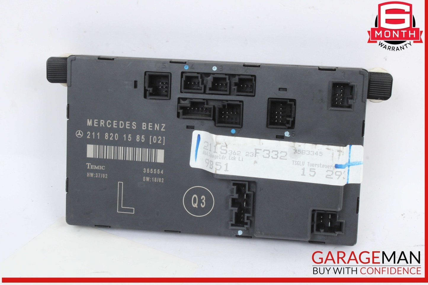 03-09 Mercedes-Benz E320 Left Front Door Control Module 2118201585 OEM