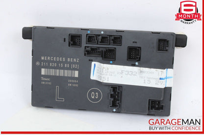 03-09 Mercedes-Benz E320 Left Front Door Control Module 2118201585 OEM