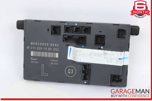03-09 Mercedes-Benz E320 Left Front Door Control Module 2118201585 OEM