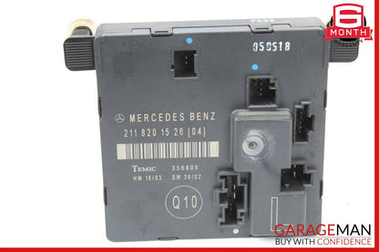 03-06 Mercedes W211 E350 E500 E55 AMG Rear Left Side Door Control Module OEM