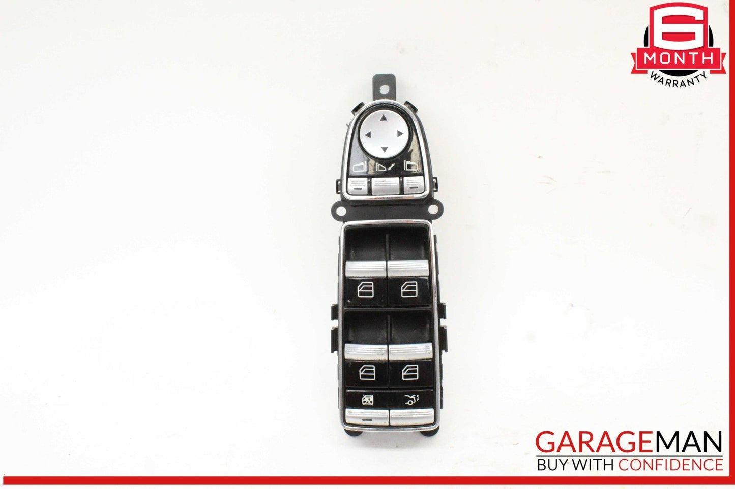 09-13 Mercedes W221 S550 S600 Front Left Side Window Control Switch Black OEM
