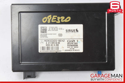 Mercedes X164 GL450 E550 ML350 E320 Sirius Satellite Radio Receiver Module Unit