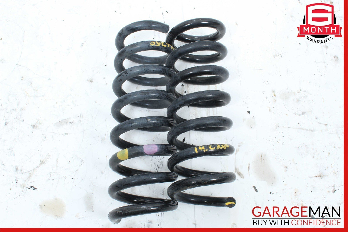 08-14 Mercedes W204 C250 C350 Rear Right and Left Suspension Coil Spring Set OEM