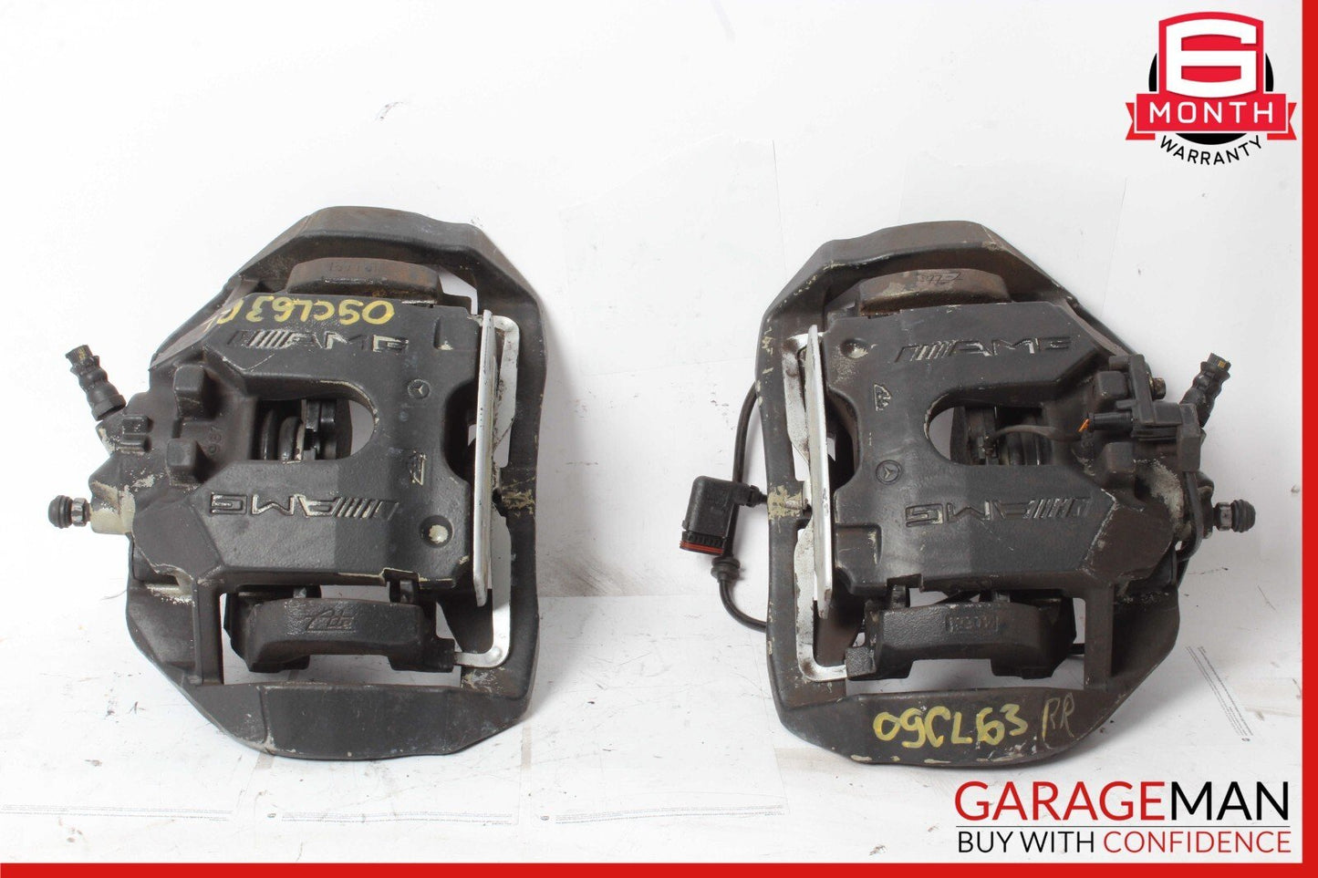 07-14 Mercedes W216 CL63 S65 S63 AMG Rear Left And Right Brake Caliper Set of 2
