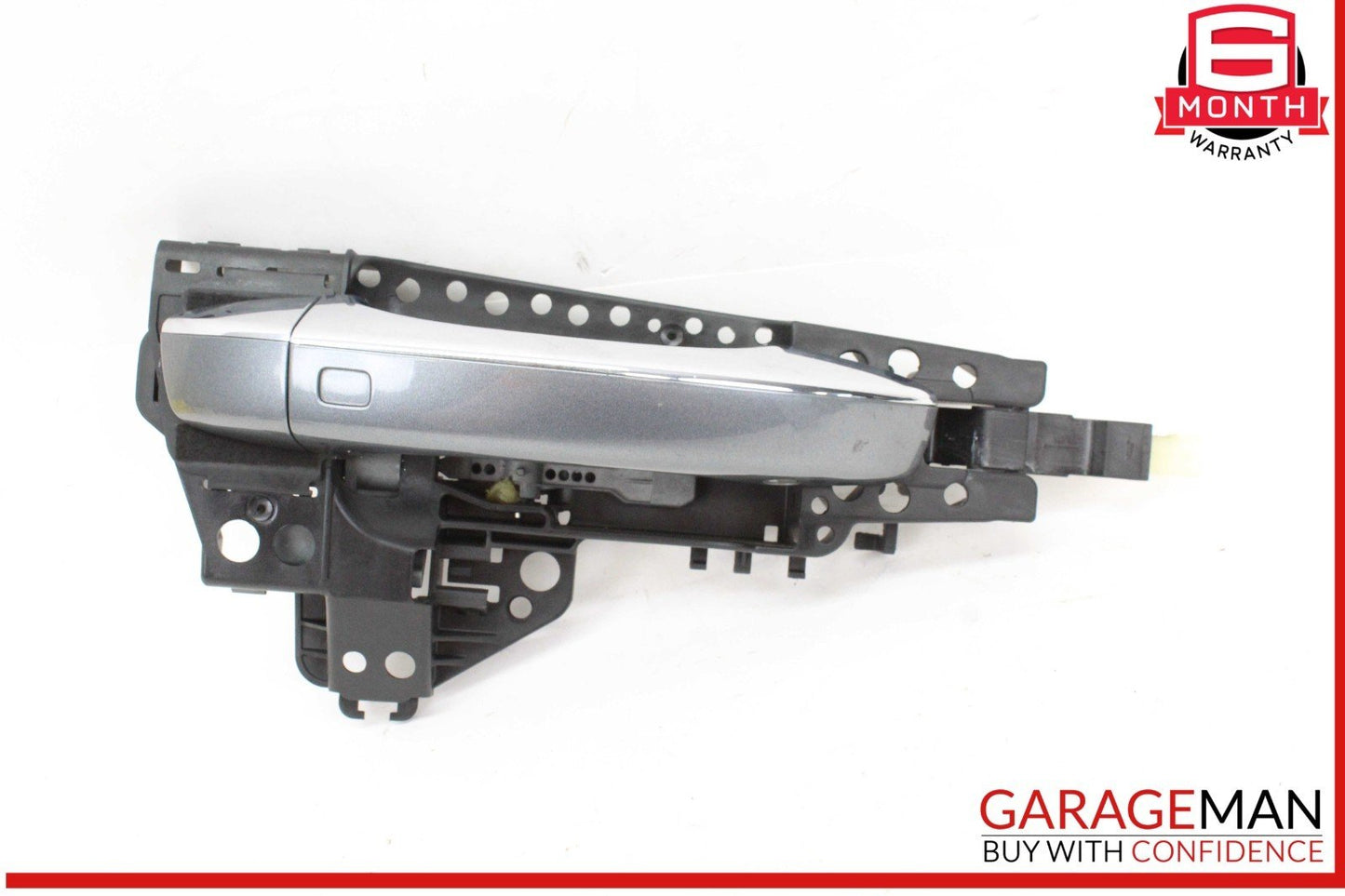 11-18 Audi A8 Rear Right Passenger Side Exterior Door Handle Gray 4H0839886 OEM
