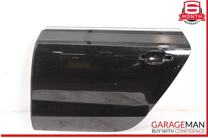 12-18 Audi A7 RS7 S7 Rear Left Driver Side Door Shell Panel Black OEM