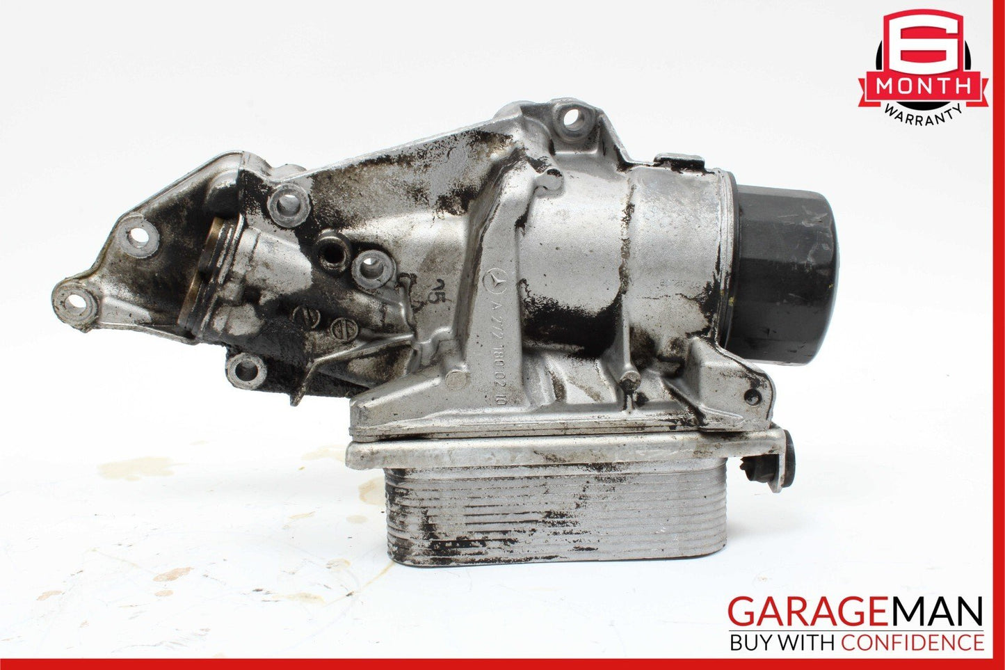 07-11 Mercedes W211 E350 E550 GL450 Oil Filter Cooler Housing 2721800410 OEM