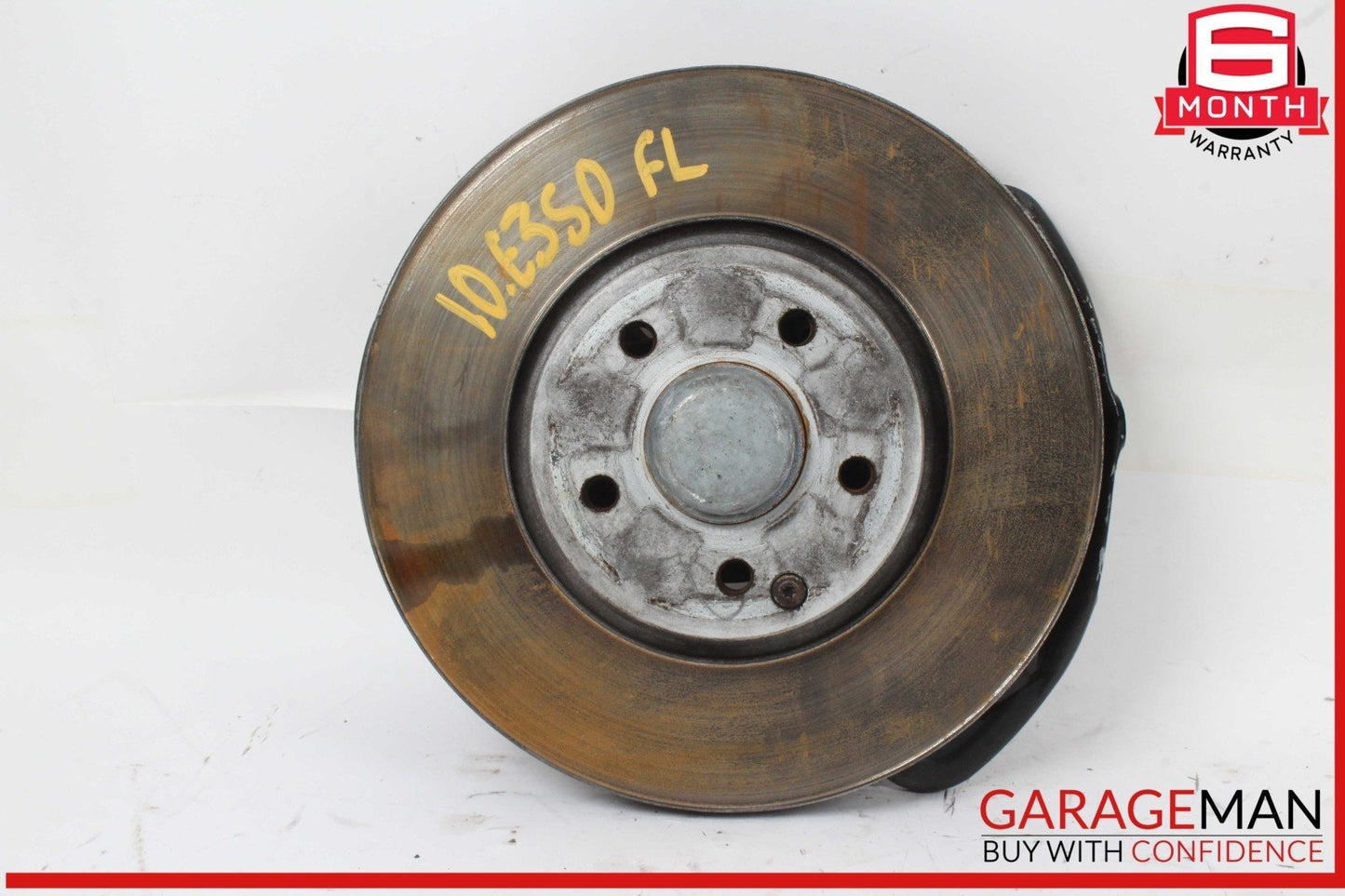 10-16 Mercedes W212 E350 Front Left Side Spindle Knuckle Hub w/ Rotor Disc OEM