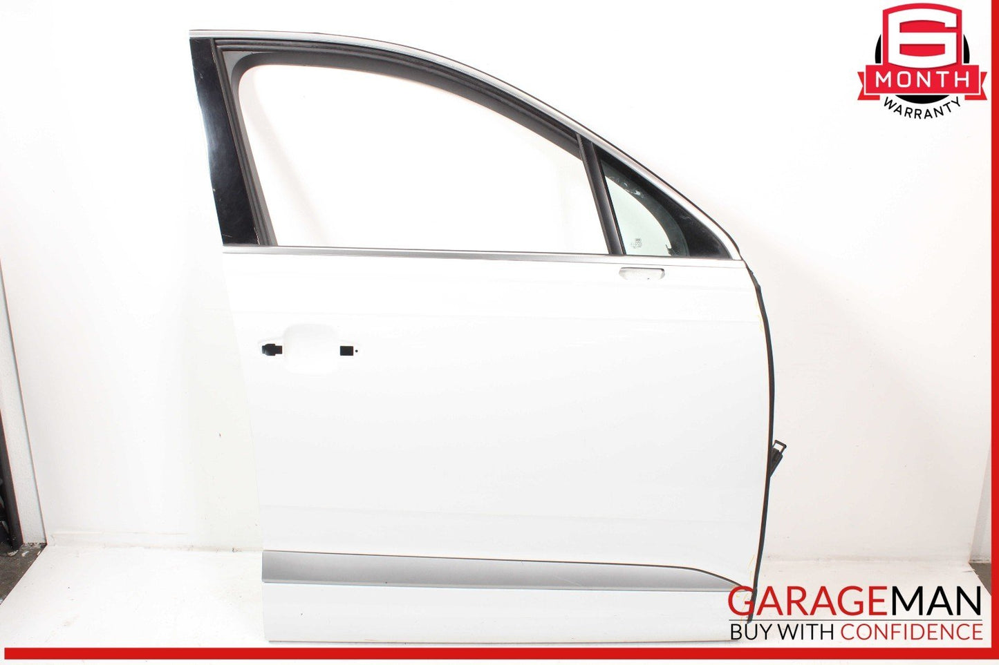17-19 Audi Q7 Front Right Passenger Side Door Shell White OEM